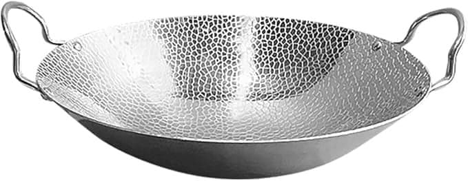 PIPULSE Stainless Steel Kadhai Versatile Cooking Vessel Cookware 2500 ML