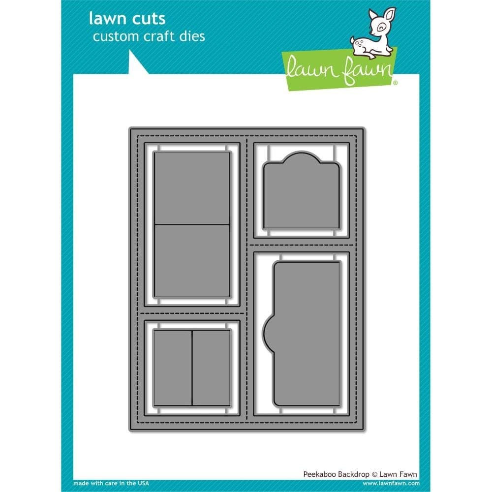 Lawn Cuts Custom Craft Die Peekaboo Backdrop