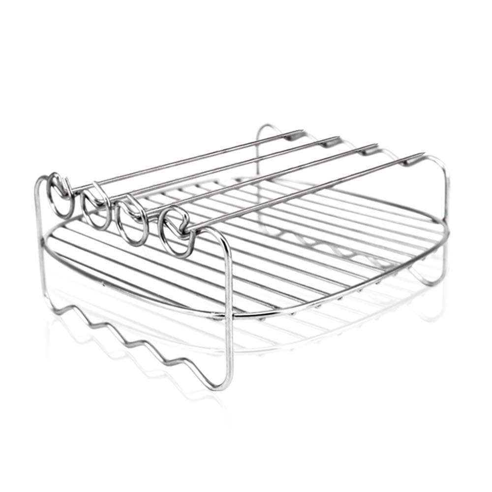 Air Fryer Double Layer Rack Air Fryer Accessories Multipurpose Rack Fits Most 42QT or Above8in4pins