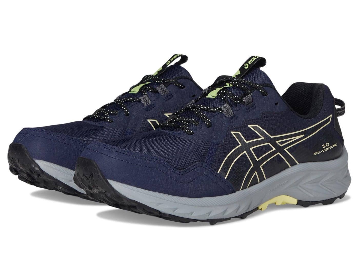 ASICS Men's Gel-Venture 10 Running Shoes, 10, Midnight/Black