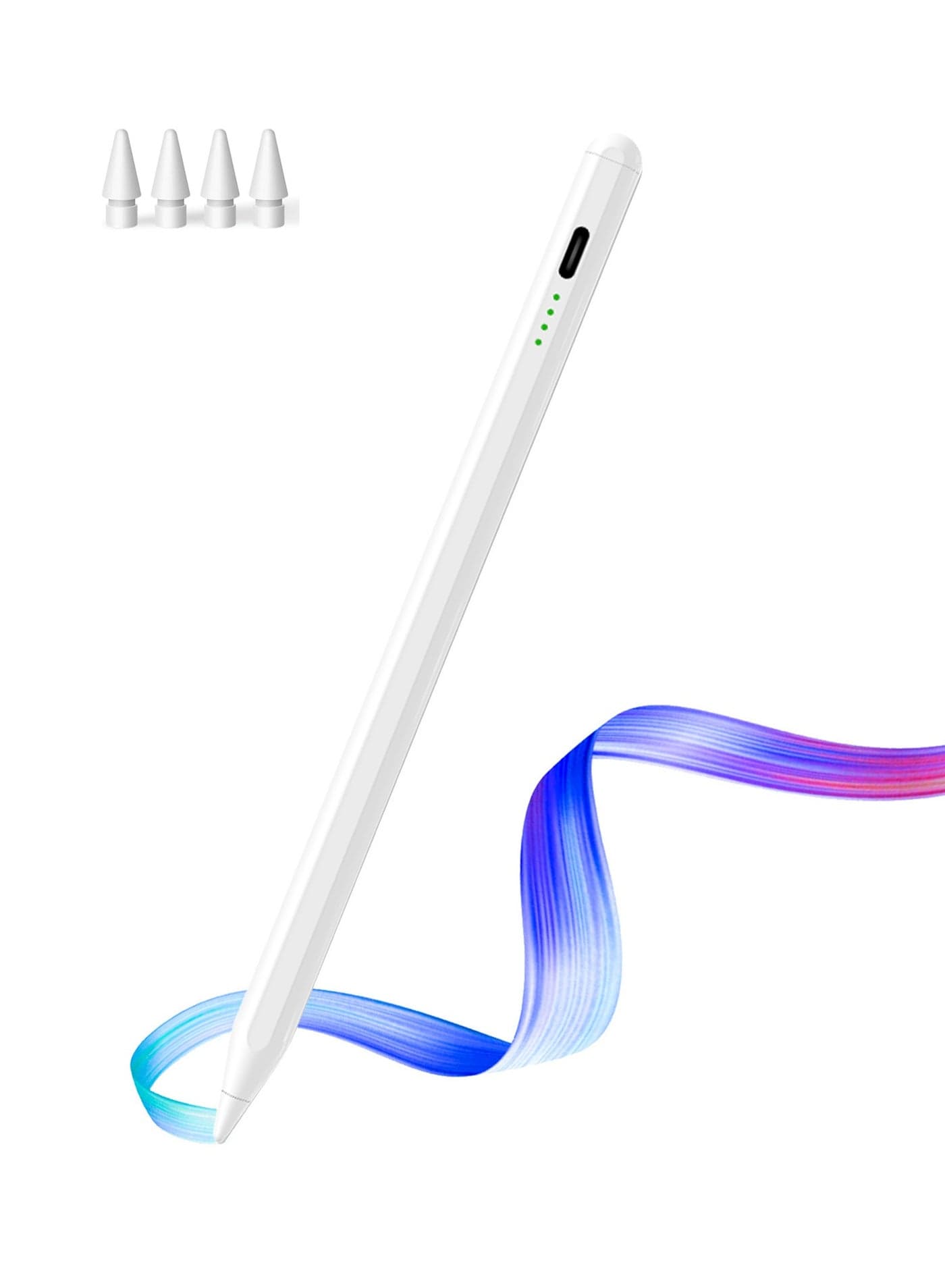 Stylus Pen for iPad with Palm Rejection, Active Pencil Compatible with (2018-2023) Apple iPad Pro 11/12.9 inch, iPad 10th/9th/8th/7th/6th Gen, iPad Air 5th/4th/3rd Gen, iPad Mini 6th/5th Gen