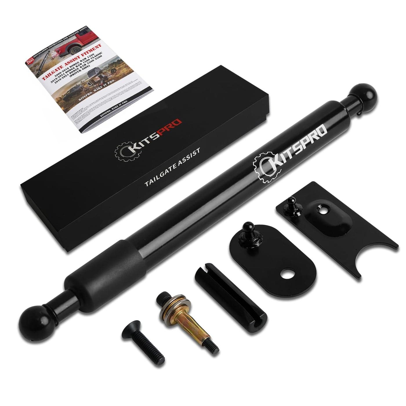 KitsPro Truck Tailgate Assist for Dodge Ram 1500 All Models 20092018 1500 Classic Models 20192024 and 2500 3500 All Models 20102024 Truck Accessories Tailgate Damping Strut Pack of 1