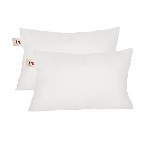 Home-The Best is for You Micro Fiber Cushion Insert Extra Soft, White (Pack of 2, 14x20 Inch)