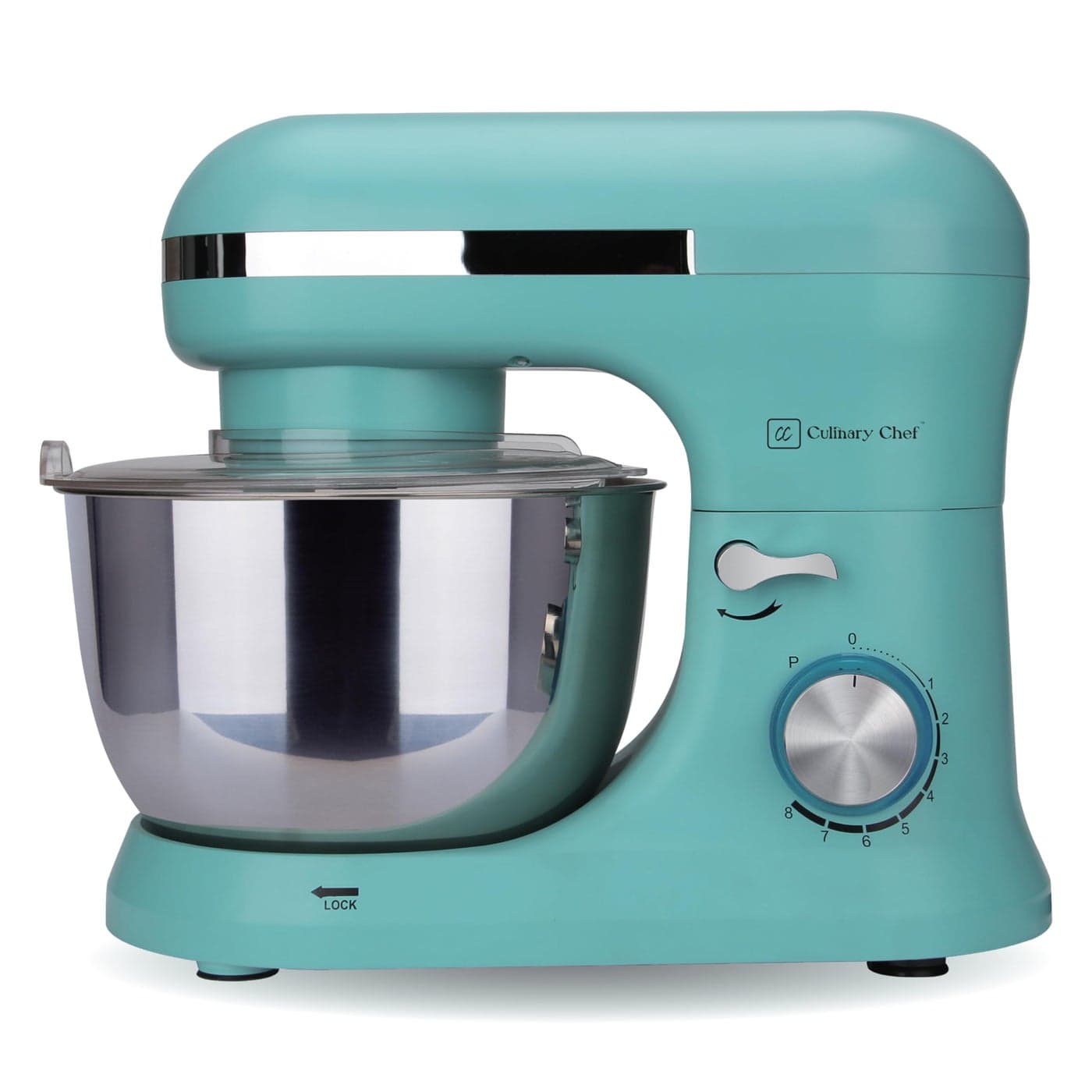CULINARY CHEF 45L Retro Stand Mixer Blue