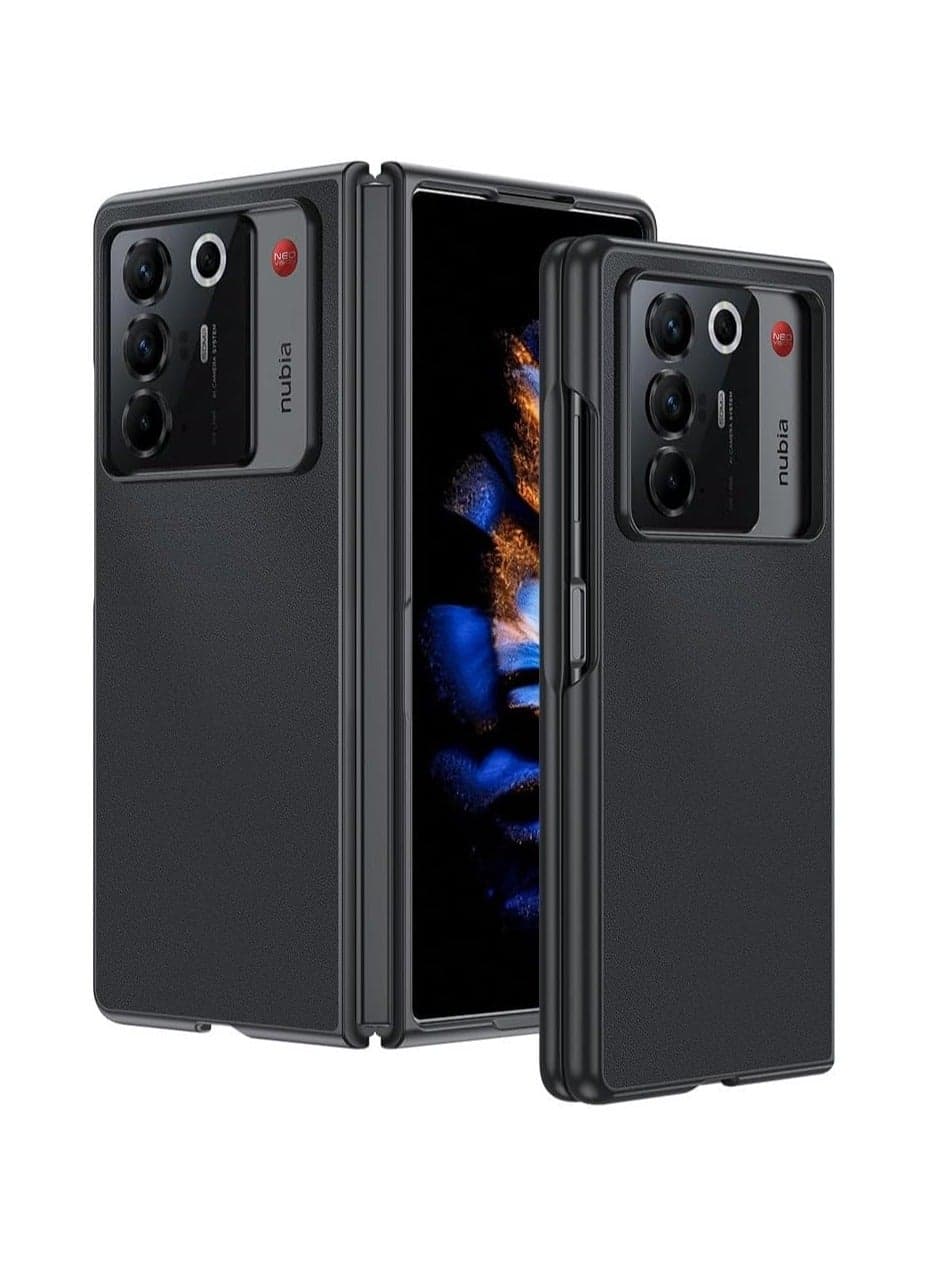 Carbon Fiber Protective Case Compatible with ZTE Nubia Fold 5G Kevlar Shockproof Ultra-Thin Protective Case and Shockproof Drop-Resistant Protective Cover