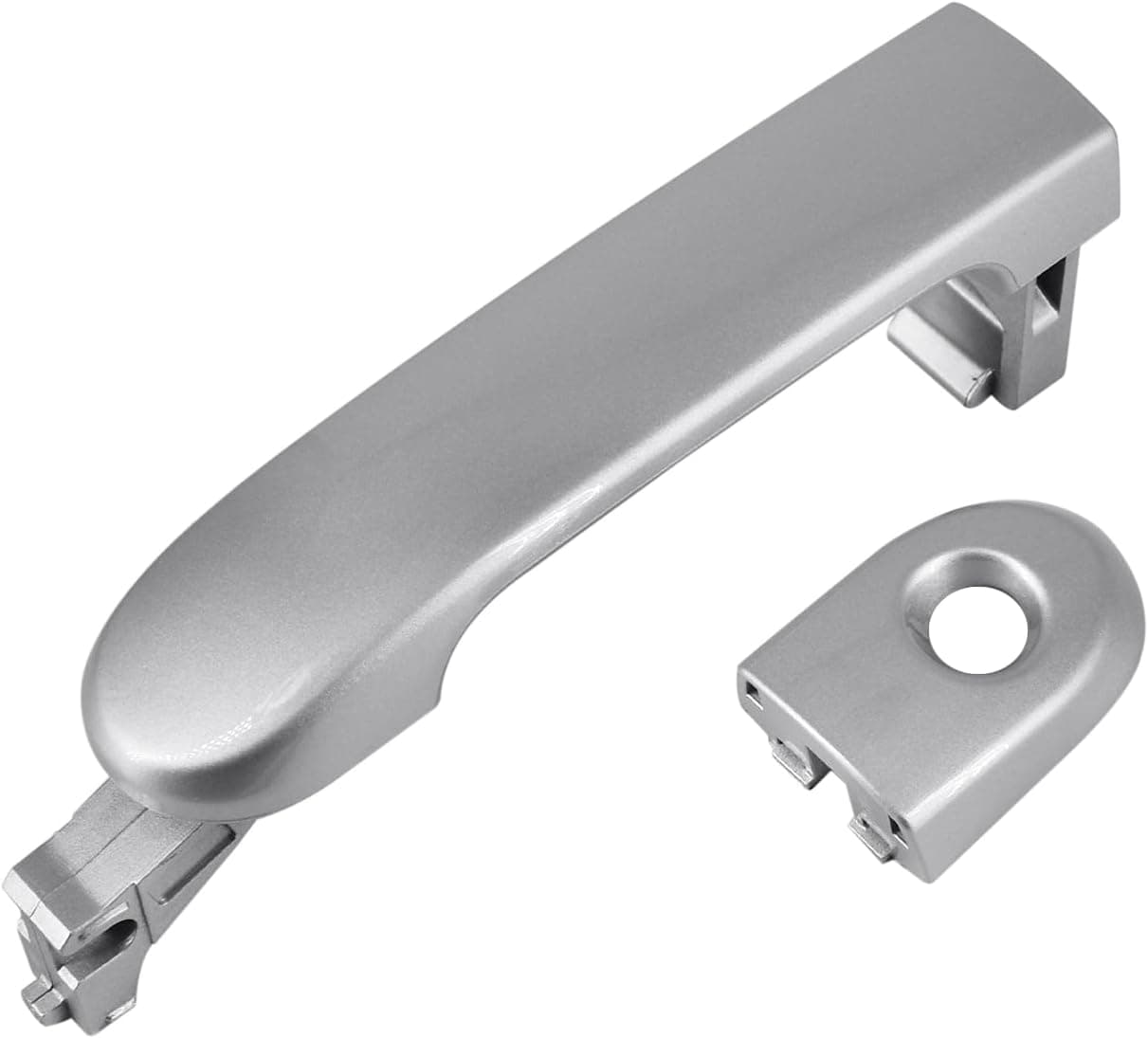 Automkt Silvery Door Handle with Keyhole for 2007-2011 Nissan Versa & 2007-2012 Tiida