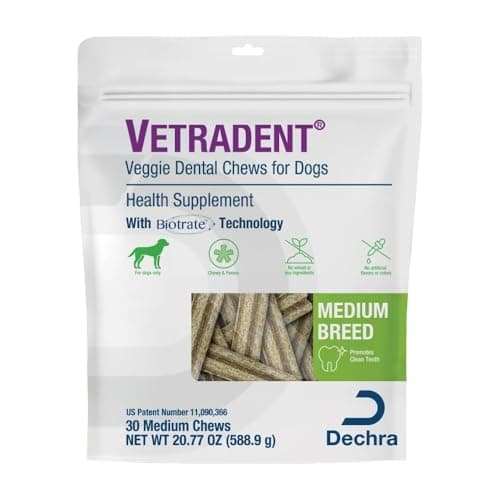 Vetradent® Veggie Dental Chews for Medium Dogs
