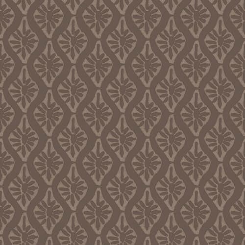 NuWallpaper Chris Loves Julia x Nova Carob Brown Peel and Stick Wallpaper Carob Brown Botanical Removable Contact Paper for Walls Self Adhesive Wall Covering for Bedroom Living Room Accent Wall