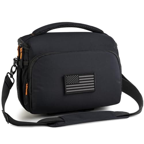 Vogano Camera Bag Protective Covers Photography Shoulder Bag Compatible for Nikon, Canon, Sony DSL/SLR/Mirrorless Equipment Travel Waterproof (Black)