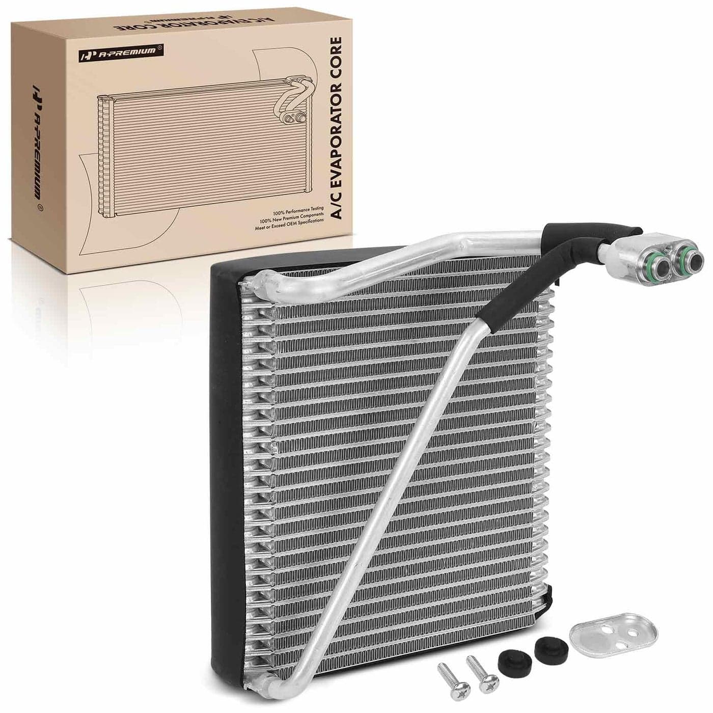 APremium AC Evaporator Core Compatible with Kia Soul 2010 2011 2012 2013 with Pressing Plate Replace 971402K000