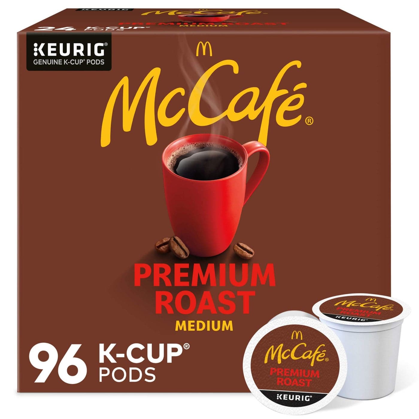 McCafe Premium Roast Coffee Keurig Single Serve KCup Pods Medium Roast 96 Count