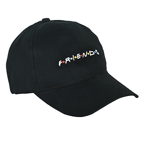 Zacharias Unisex Cotton Baseball Adjustable Cap (friends-01_Black_Free Size) (Pack of 1)