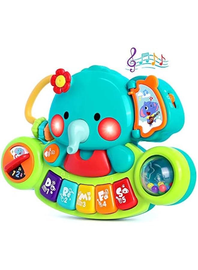 Baby Piano Toy 6 to 12 Months Light Up Music Baby Toys for 0 6 9 12 18 Months Early Learning Educational Piano Keyboard Infant Babies Girl Toy 1 Year Old Boy Girls Gift