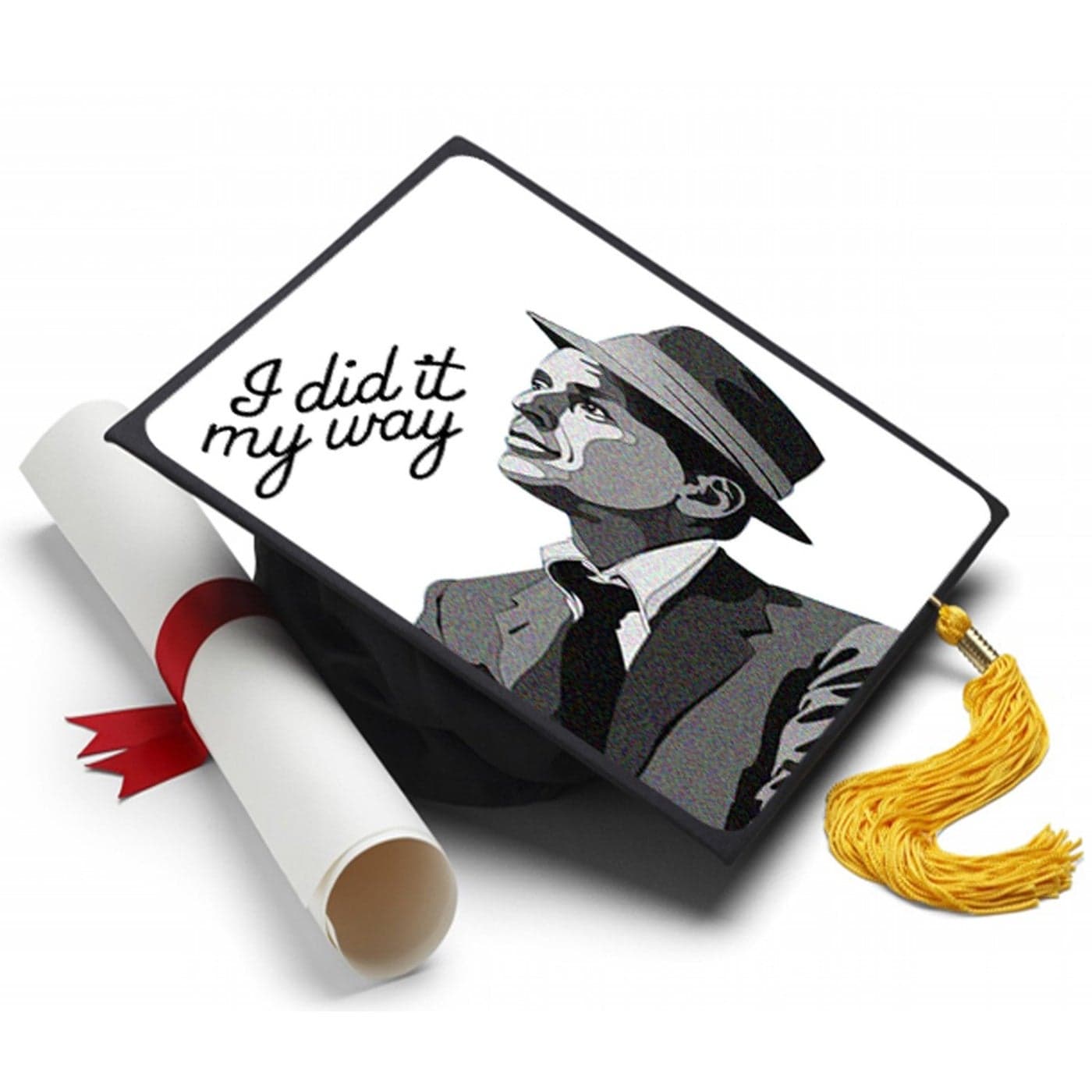 Tassel Toppers I Did It My Way Grad Cap Decorated Grad Caps and Graduation Accessories