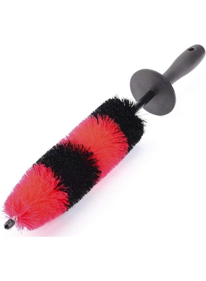 Fitosy Wheel Rim Brush, Soft Bristle Long Master Car Wheel Brush Easy Reach Rim Tire Detailing Brush Car Washing Brush for Wheels Rims Exhaust Tips Vehicle Engine Motorcycles, No Scratches
