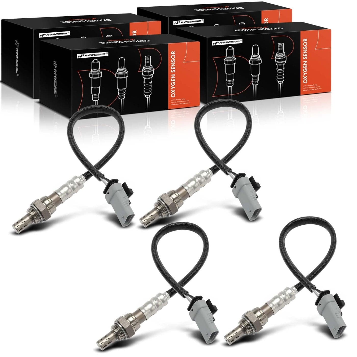 APremium O2 Oxygen Sensor Compatible with Chevrolet Traverse 20182021 Colorado 20172021 Blazer 20192021 GMC Acadia Canyon Buick Enclave Cadillac XT5 XT6 Upstream Downstream 4PC Set