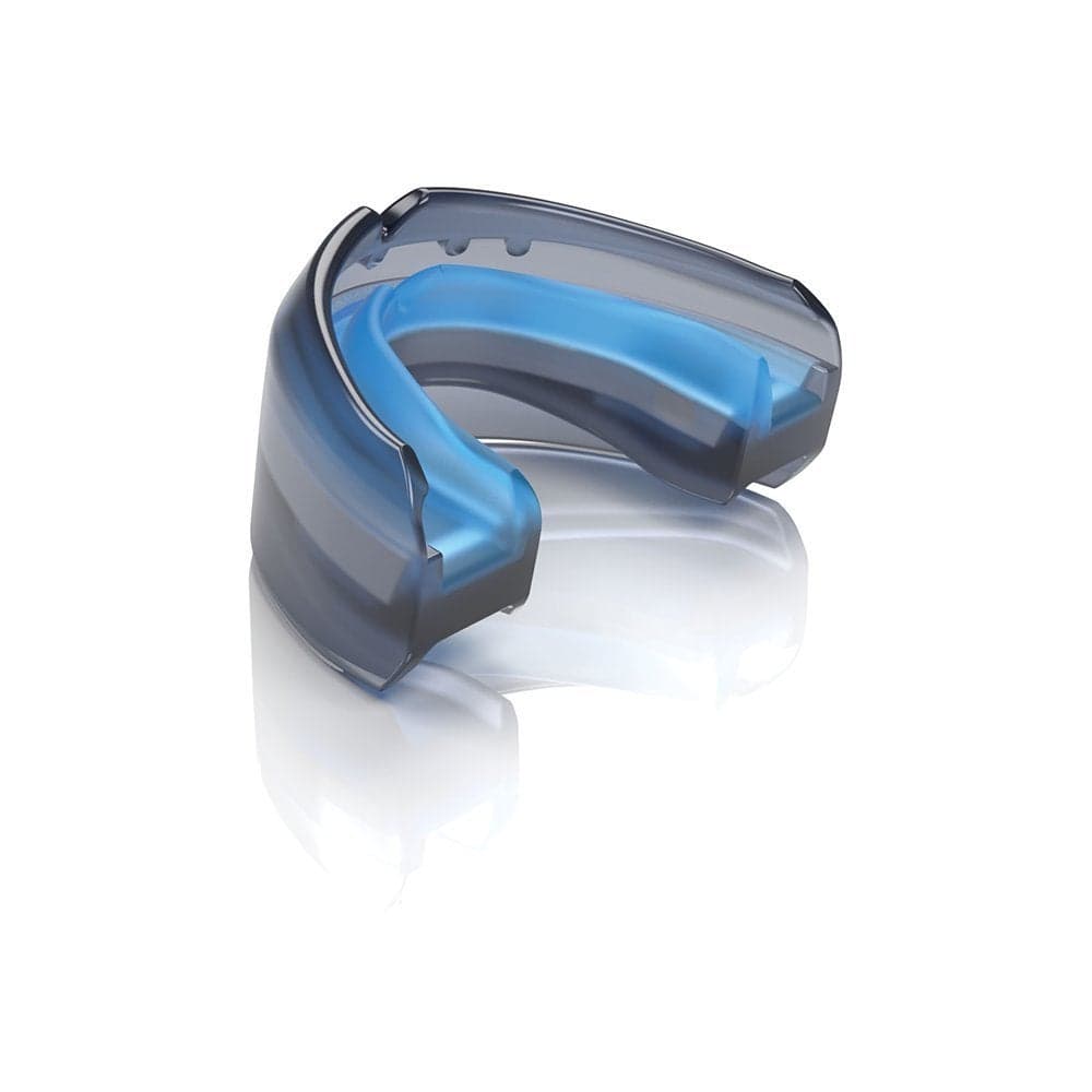 Shock Doctor Braces Football Mouth Guard, Upper and Lower Teeth. Convertible, Ultra Double Protection, Comfortable and Durable Mouthguard.