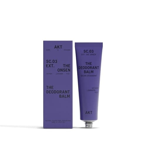 AKT Deodorant Balm 17 Fl Oz Natural Deodorant for Men and Women AwardWinning Multiuse Cream Deo Without Aluminum Sc03 The Onsen Plastic Free All Genders