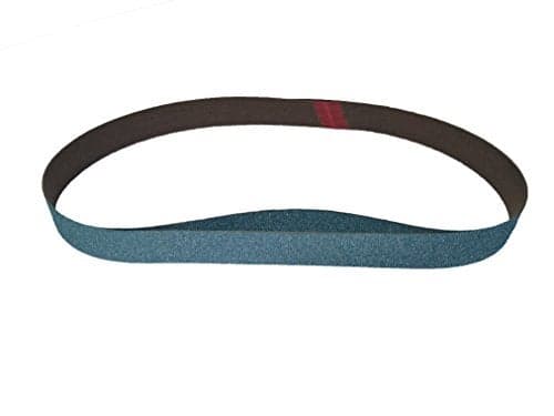Sungold Abrasives 67838 Blue Zirconia Cloth 80 Grit Sanding Belts, 8 Pack 1" X 42"
