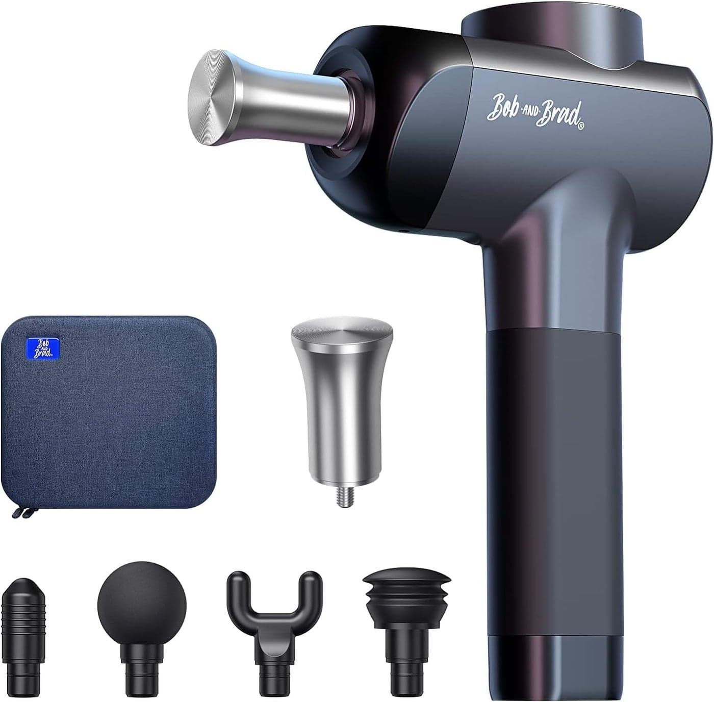 BOB AND BRAD X6 Pro Massage Gun Deep Tissue Percussion with Metal Head TherapyFSA HSA Eligible Professional Muscle Massage Gun for Athletes Electric Massager Gun for Pain Relief
