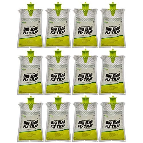 RESCUE! Big Bag Fly Trap – Disposable, Outdoor Use - 12 Traps