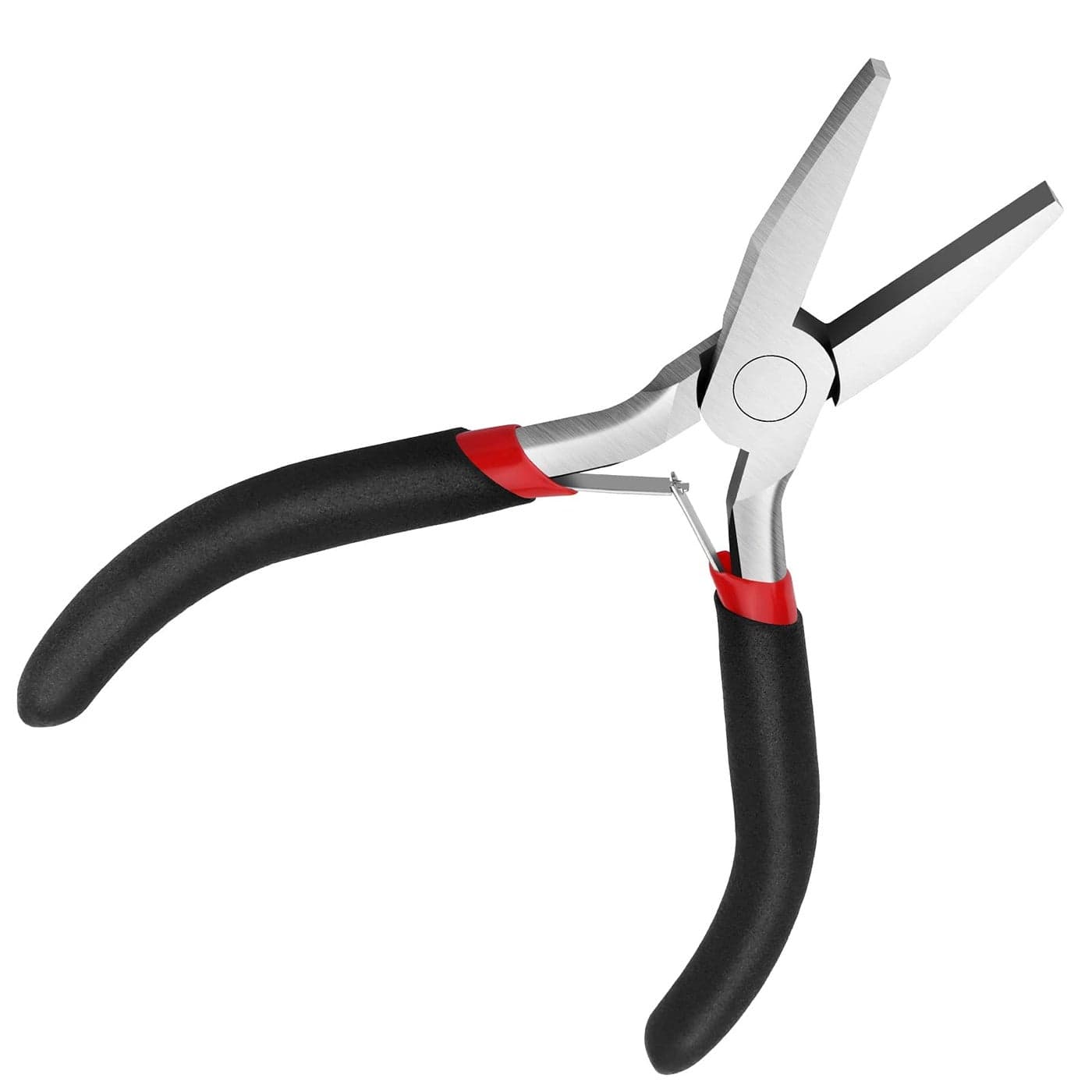 Flat Nose Pliers for Jewelry Making Mini Wire Cutters for Bending Straightening Ring Opening 5 Inch Black