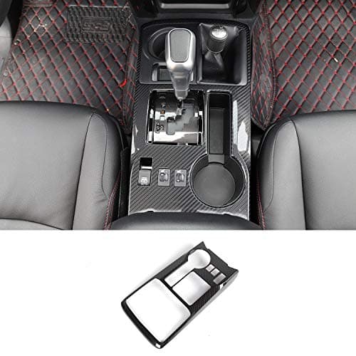 JeCar for 4Runner Interior Trim Carbon Fiber Center Console Gear Shift Panel Cover Interior Accessories for Toyota 4Runner 2010-2024