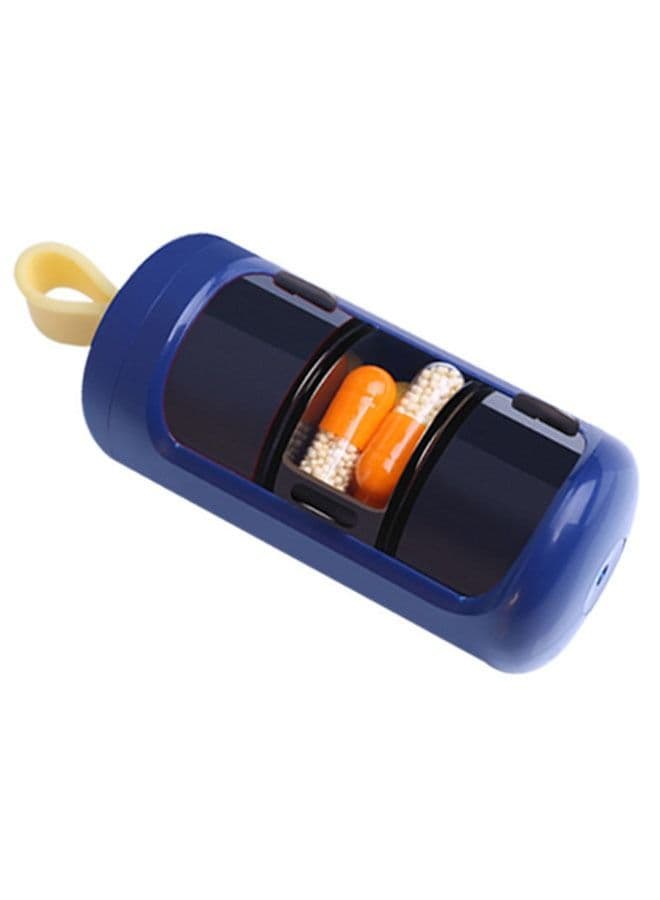 Portable Compartmentalized Pill Box For On-the-Go Travel