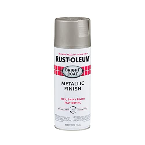 Rust-Oleum 7715830 Stops Rust Bright Coat Metallic Finish Spray Paint (Aluminum, 312 grams)