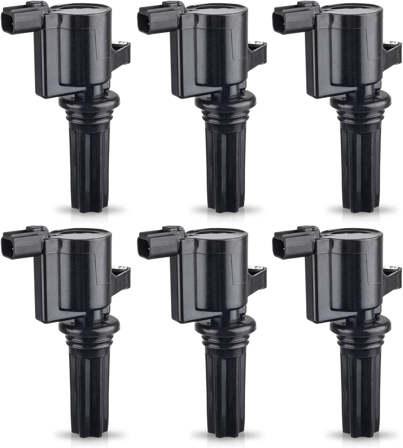 ENA Set of 6 Ignition Coil Pack with 2 Pins 3.0 for Lincoln and Jaguar
