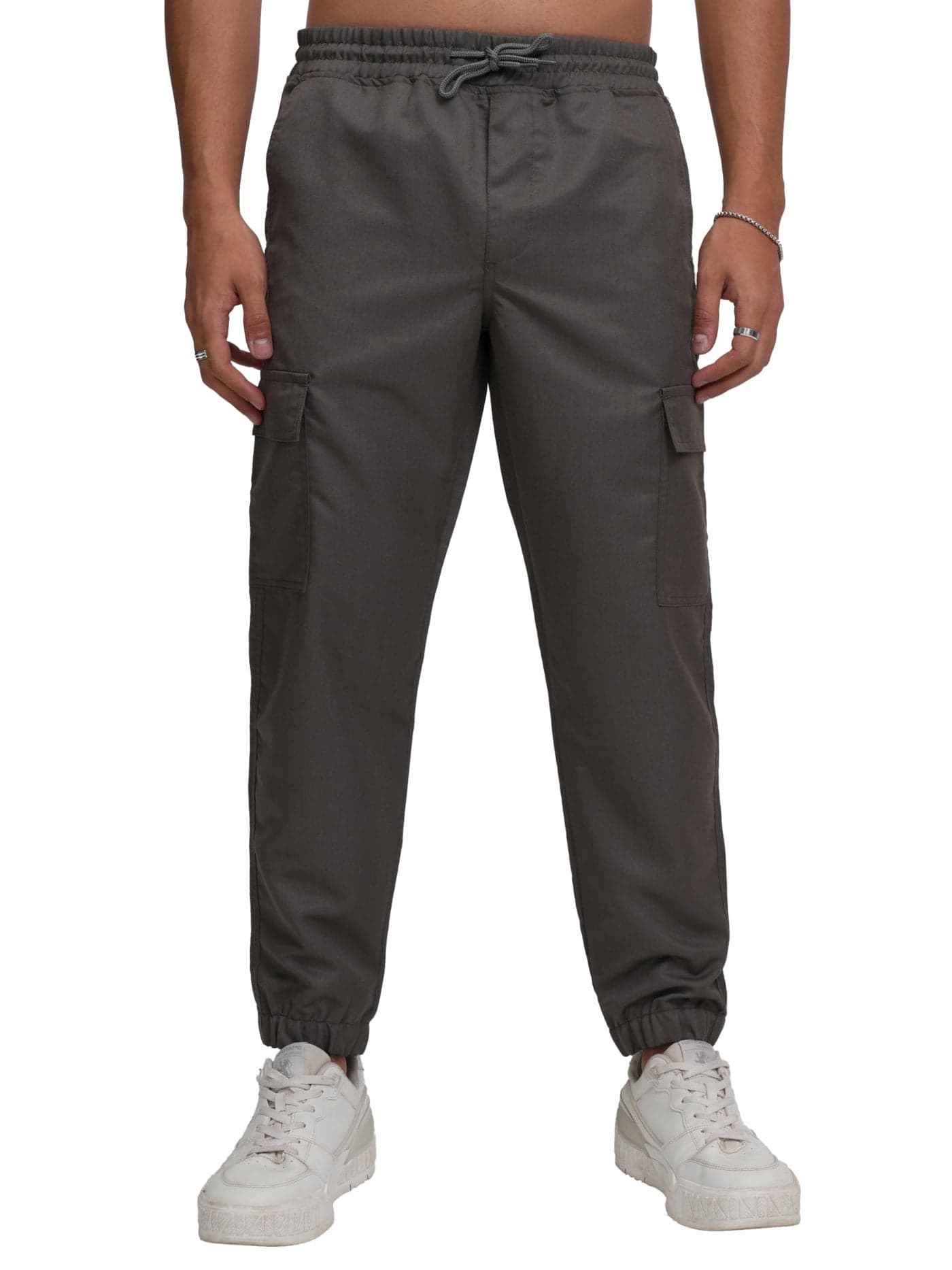 Highlander Men’s Slim Fit Cotton Jogger Trousers | Urban Style & Comfort | Breathable & Flexible Fit
