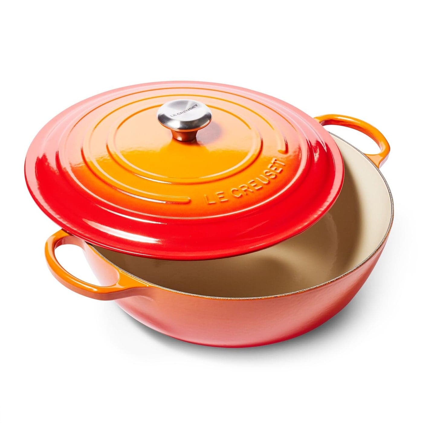 Le Creuset Signature Cast Iron Chefs Oven 75qt Flame