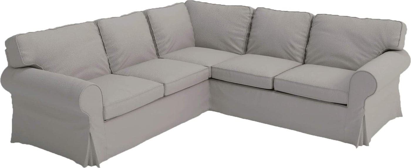 Sofa Covers Custom Made for IKEA Ektorp 2 2 Sectional Corner Sofa Slipcovers Polyester Flax Light Gray Ektorp Sectional 2 2