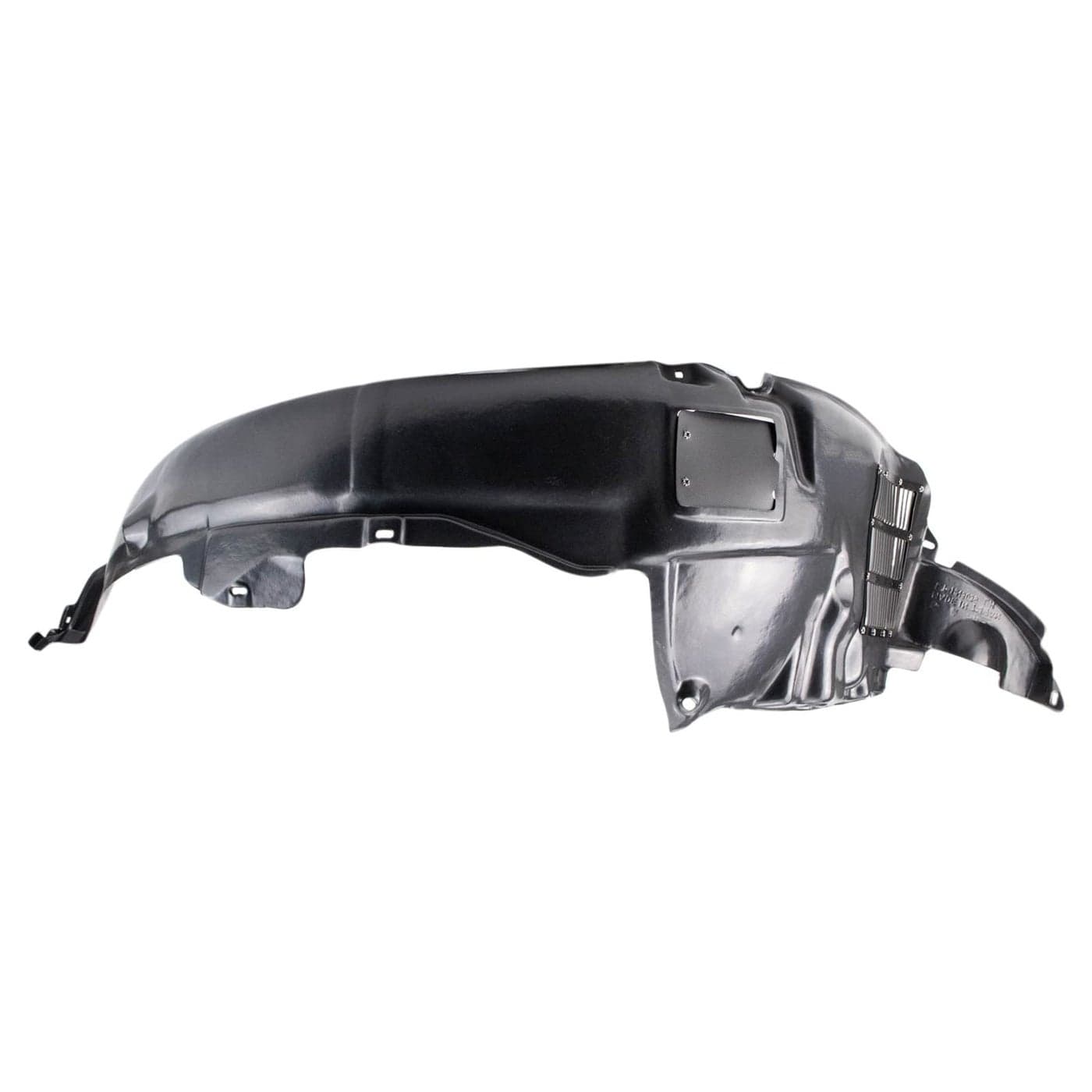 TRQ Front Left Inner Fender Liner Black Drivers Side Compatible with 20062010 Hyundai Azera HY1248112