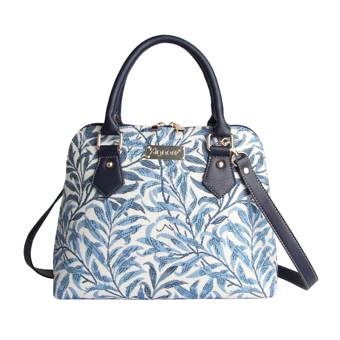 Signare Tapestry Hand Shoulder Bag Cross Body Purses Handbag Satchel Bag for Women In William Morris Willow BoughCONVWIOW