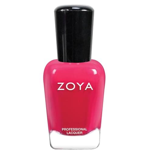 ZOYA Molly Nail Polish Buildable Translucent Red Pink Jelly Polish CoolTone UltraGlossy Summer Color Big10Free Vegan 05 fl oz