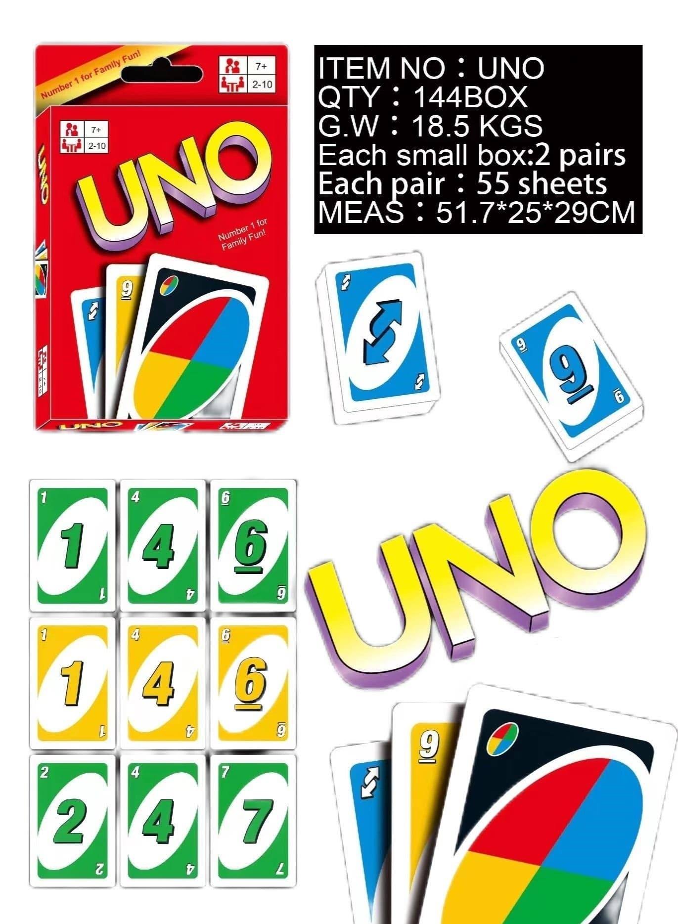 Mattel Games UNO WILD! Family Playing Classic Card for Adults Kids & Night For Party and Traveling Kids, Games, Game, Board Educational Toys