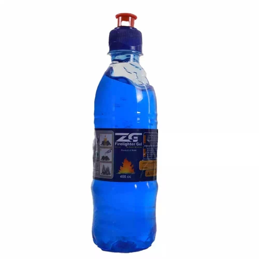 ZG Firelighter Blue Gel For Quick And Easily Ignite BBQ Grills, No Smells And No Smoke- 400ml