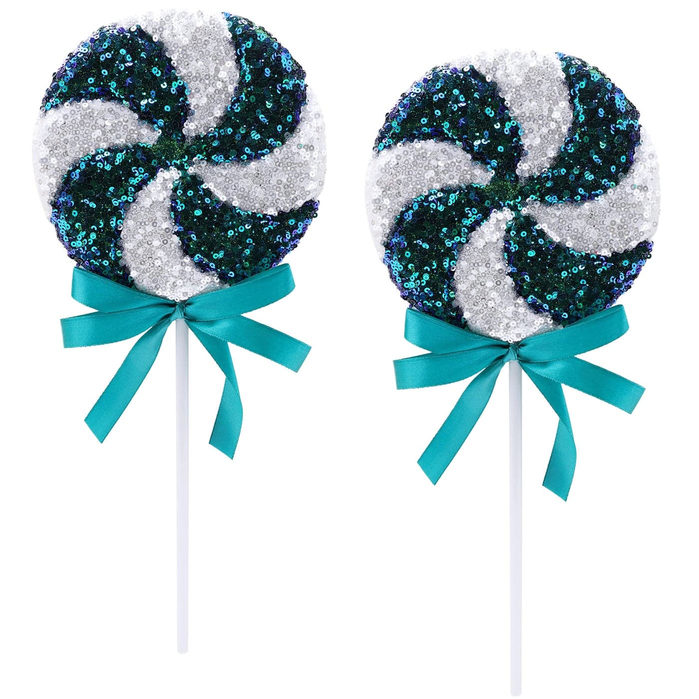 Christmas Concepts Pack of 2 360mm 142 Giant Sparkly Sequin Lollipop Christmas Decoration Christmas Tree Ornaments 11 Colours Available