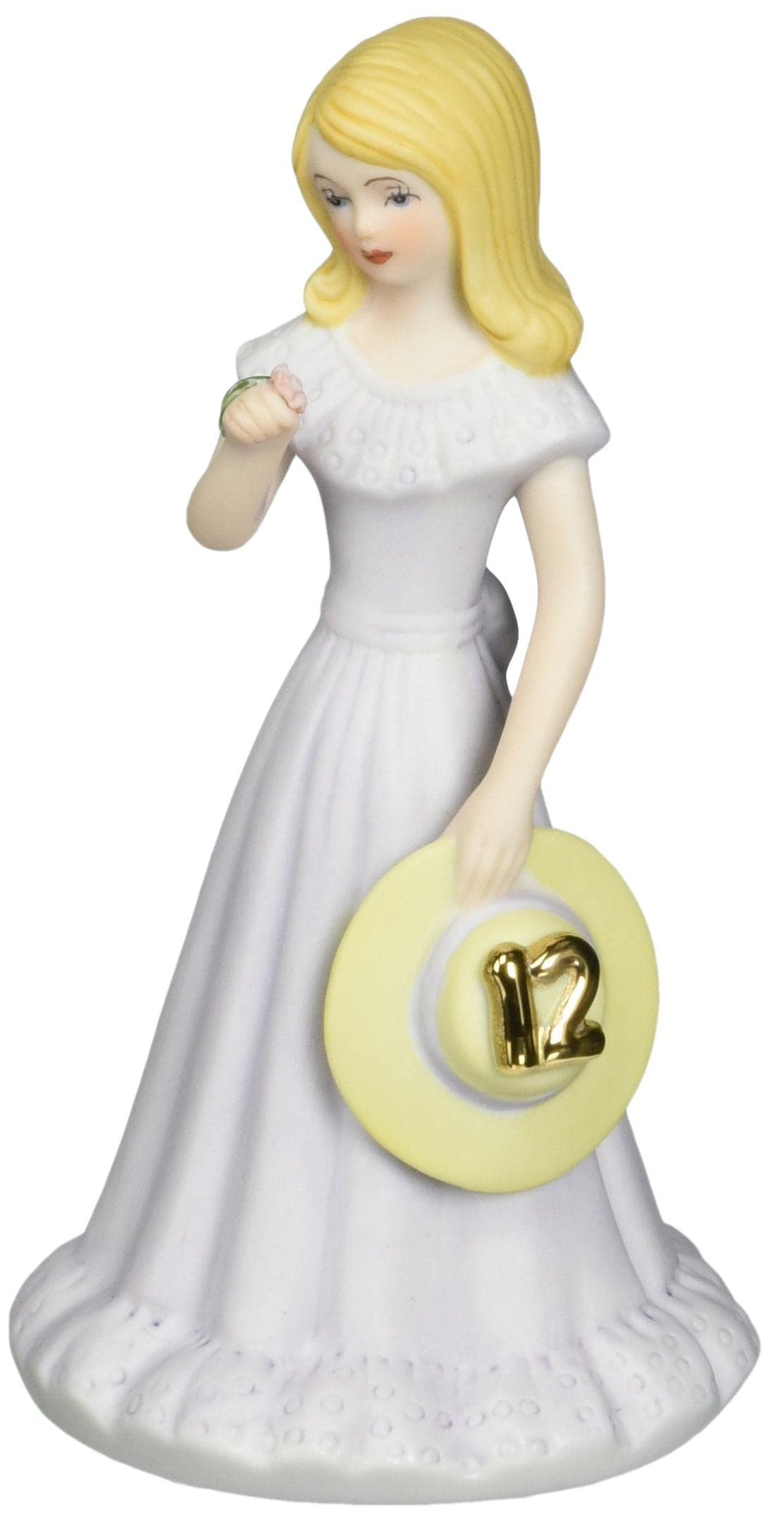 Enesco Growing Up Girls Blonde Age 12 Porcelain Figurine 575 Goldenrose