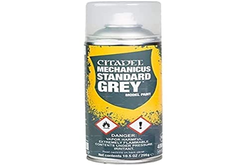 Games Workshop Citadel Bombe Sous-couche - Aérosol Mechanicus Standard Grey