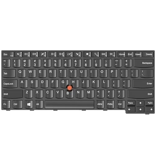 Replacement Keyboard for ThinkPad T460s T470s S2, US Layout Laptop Keyboard Without Backlit, NOT fit Thinkpad T460 T460p T470 T470p