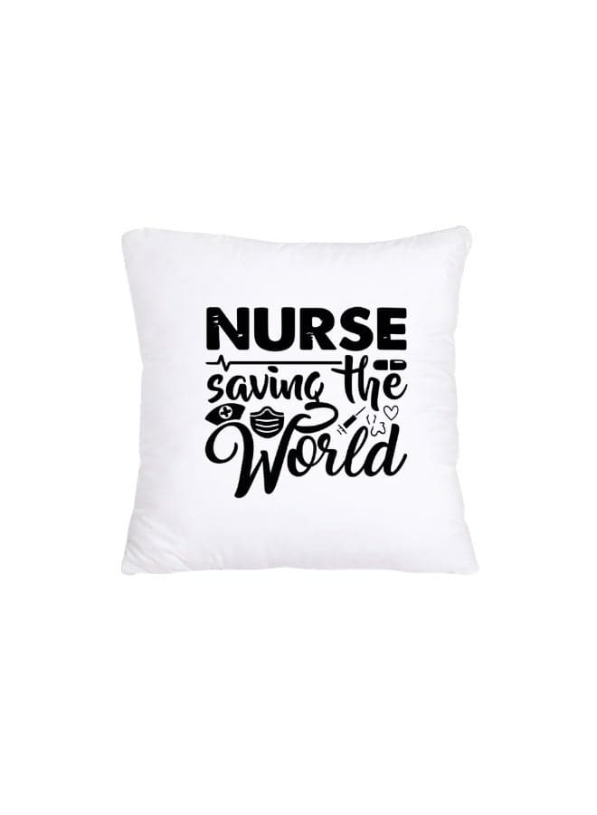 Nurse Day Pillow 40 x 40cm - Great Gift for Nurses, Nursing Students, and Medical Staff - Perfect for International Nurses Day and Nurse Week Gifts - Heartfelt Nurse Day Cushion Cover