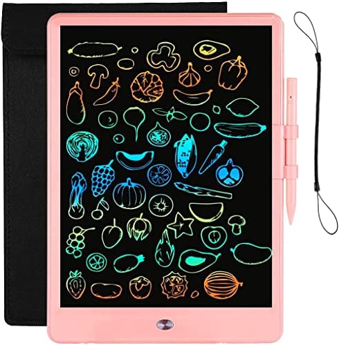 LCD Writing Tablet for Kids Doodle Board with Bag Electronic Digital Colorful Screen Drawing Tablet Etch a LEYAOYAO 10Inch Drawing Pad Sketch Pads Toy Gift for 36 Years Old Girls Boys