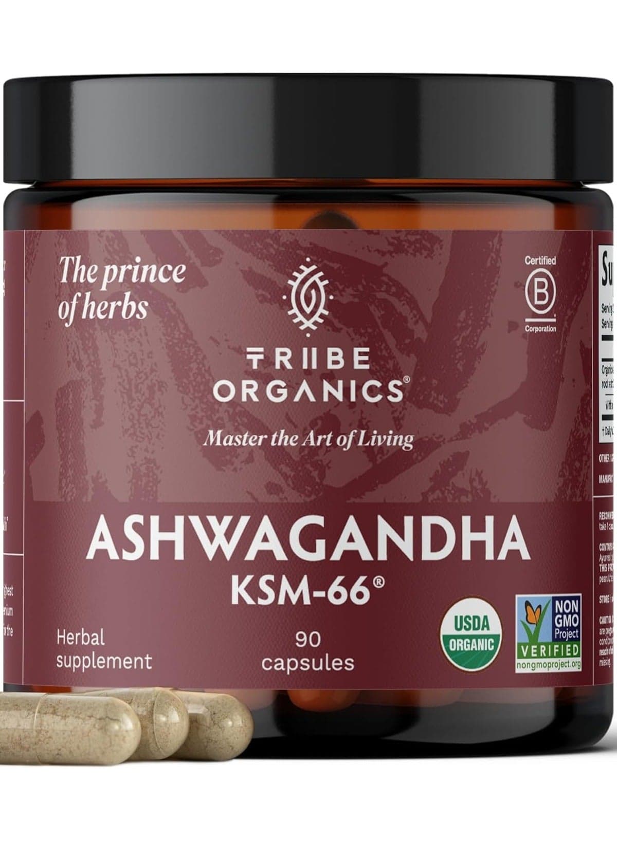 Ashwagandha KSM-66, 90 Capsules Packaging May Vary