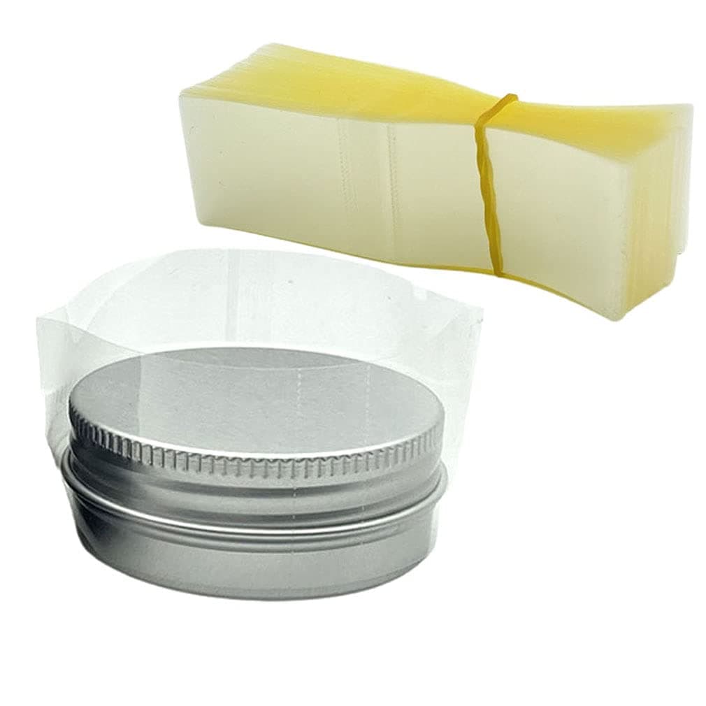 200Pcs Heat Shrink Wrap Film for 30g1oz Aluminum Jar Tin Shrink Seal Bands Easy to Use Make Products More Professional For 30g Aluminum Jar
