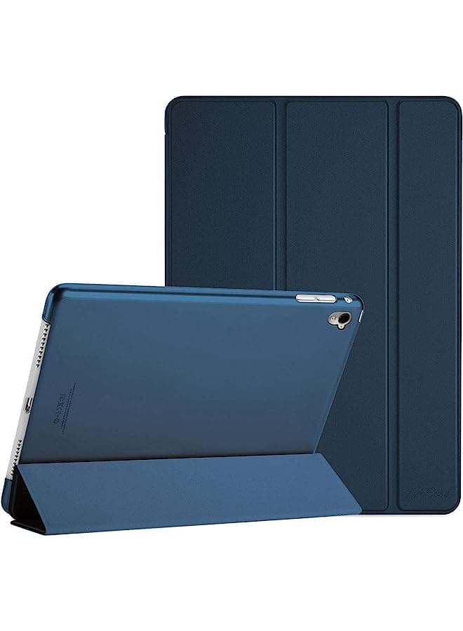 Ipad Pro 9.7 Case 2016 (Old Model), Ultra Slim Lightweight Stand Smart Case Shell With Translucent Frosted Back Cover For Apple Ipad Pro 9.7 Inch (A1673 A1674 A1675) – Navy