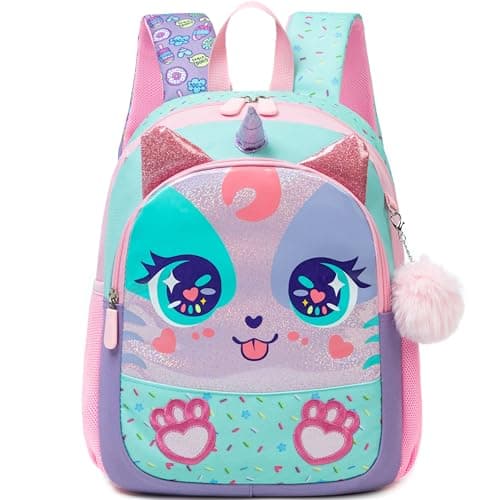 Unicorn Toddler Backpacks for Girls 2-4 Kids Preschool Backpacks for Girls Cute Pink Kindergarten Backpack Mini Small Backpack Little Girl Back to School Supplies