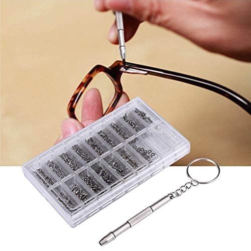 DIY Crafts Pack of 1400 Pcs, Design # No 4, Eyeglass Repair Kit Sunglass Glasse (Pack of 1400 Pcs, Design # No 4)