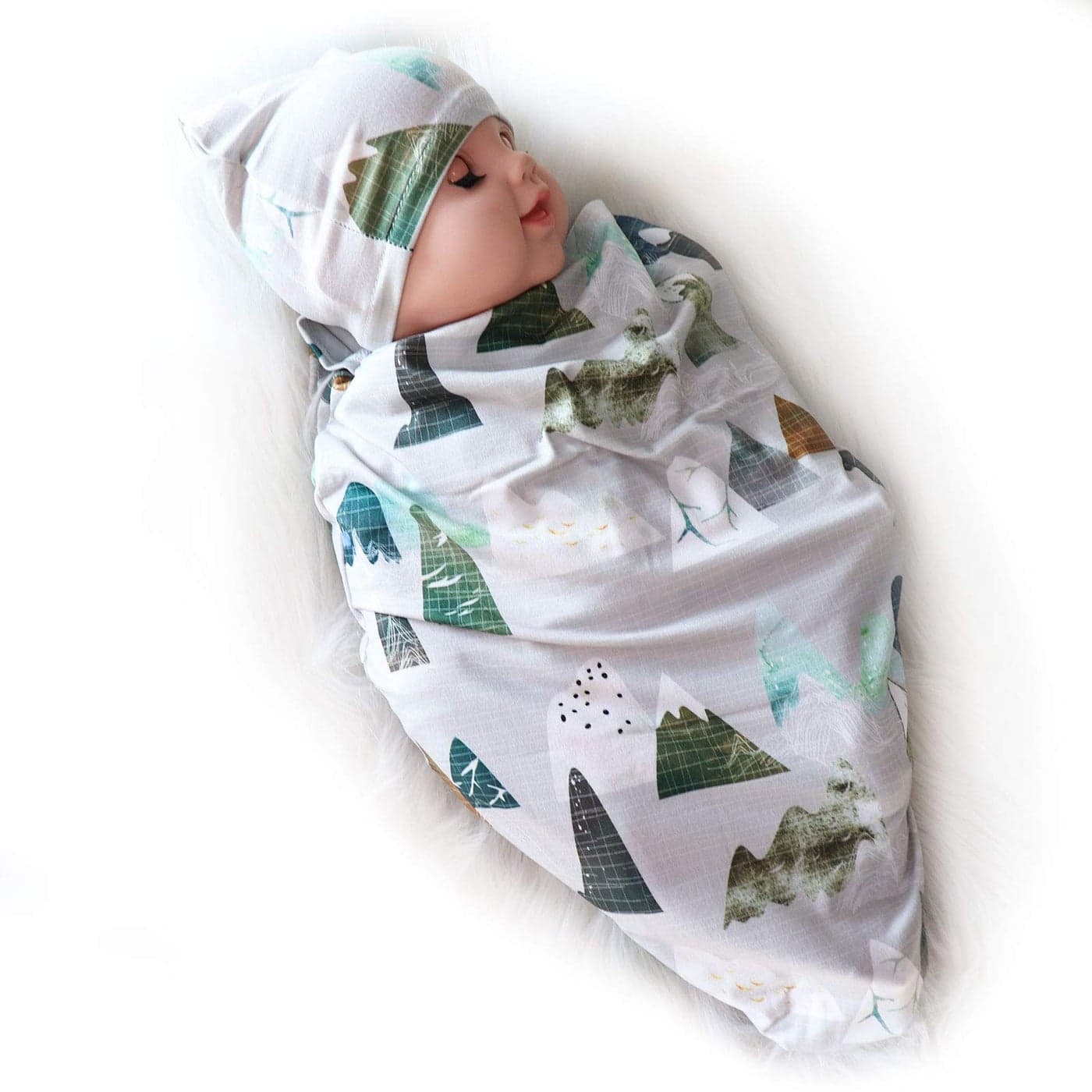 TANOFAR Mountains Baby Swaddle Cocoon Cocoon Sack for Boys Girls Newborn Swaddle Sack Baby Photography Photo Props Newborn Hospital Photos